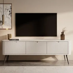 Meubella - TV-Meubel Zakari - Beige - 168 cm
