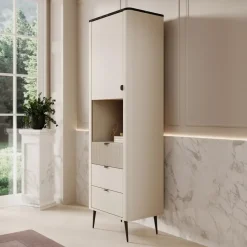 Meubella - Wandkast Mace - Beige - 60 cm