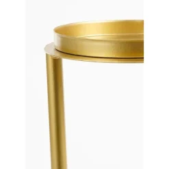 Mica Decorations Aletta Kandelaar - L15 x B15 x H48 cm - Metaal - Goud