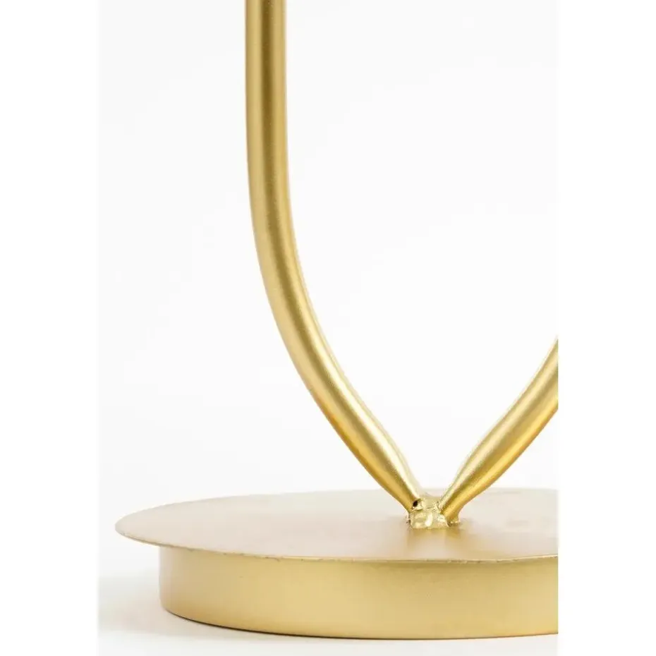 Mica Decorations Aletta Kandelaar - L15 x B15 x H48 cm - Metaal - Goud