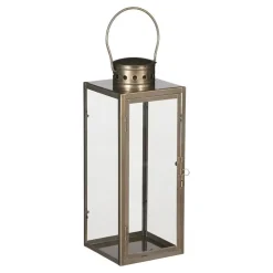 Mica Decorations Arzilla Lantaarn - L13,5 x B13 x H34,5 cm - Goud