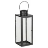 Mica Decorations Arzilla Lantaarn - L13,5 x B13 x H34,5 cm - Zwart