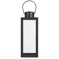 Mica Decorations Arzilla Lantaarn - L13,5 x B13 x H34,5 cm - Zwart