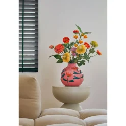 Mica Decorations Ava Vaas - H20 x Ø20 cm - Keramiek - Roze