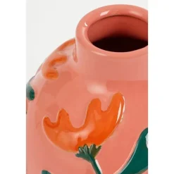 Mica Decorations Ava Vaas - H20 x Ø20 cm - Keramiek - Roze