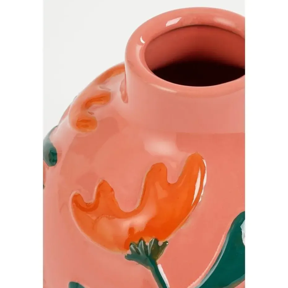 Mica Decorations Ava Vaas - H20 x Ø20 cm - Keramiek - Roze