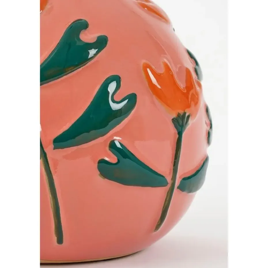 Mica Decorations Ava Vaas - H20 x Ø20 cm - Keramiek - Roze