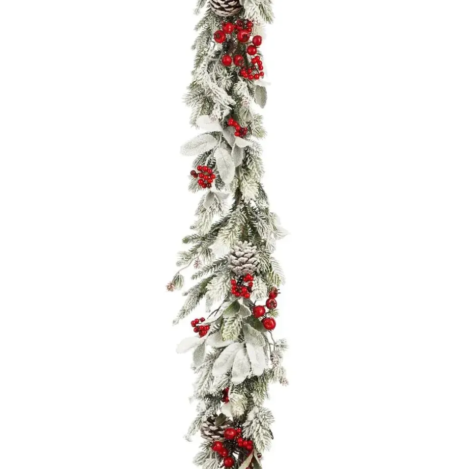 Mica Decorations Belfort Guirlande - L178 cm - Groen