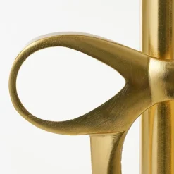 Mica Decorations Bijzettafel - H57 x Ø25 cm - Gerecycled Aluminium - Goud