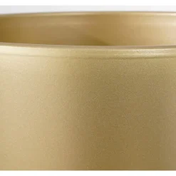 Mica Decorations Bloempot - goudkleurig - keramiek - 25 x 23 cm