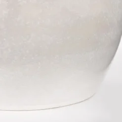 Mica Decorations Bloempot - lichtgrijs - keramiek - 28 x 26 cm