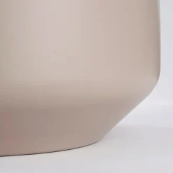 Mica Decorations Bloempot - taupe - mat - keramiek - 23 x 21 cm