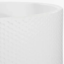 Mica Decorations Bloempot - wit - keramiek - D14 x H13 cm