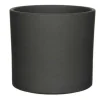 Mica Decorations Bloempot - donkergrijs - mat - keramiek - 23 x 21 cm