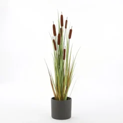 Mica Decorations Bloempot - donkergrijs - mat - keramiek - 23 x 21 cm