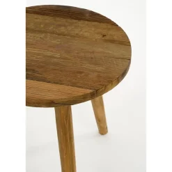 Mica Decorations Bold Bijzettafel - Ø40 cm - Gerecycled Hout - Bruin