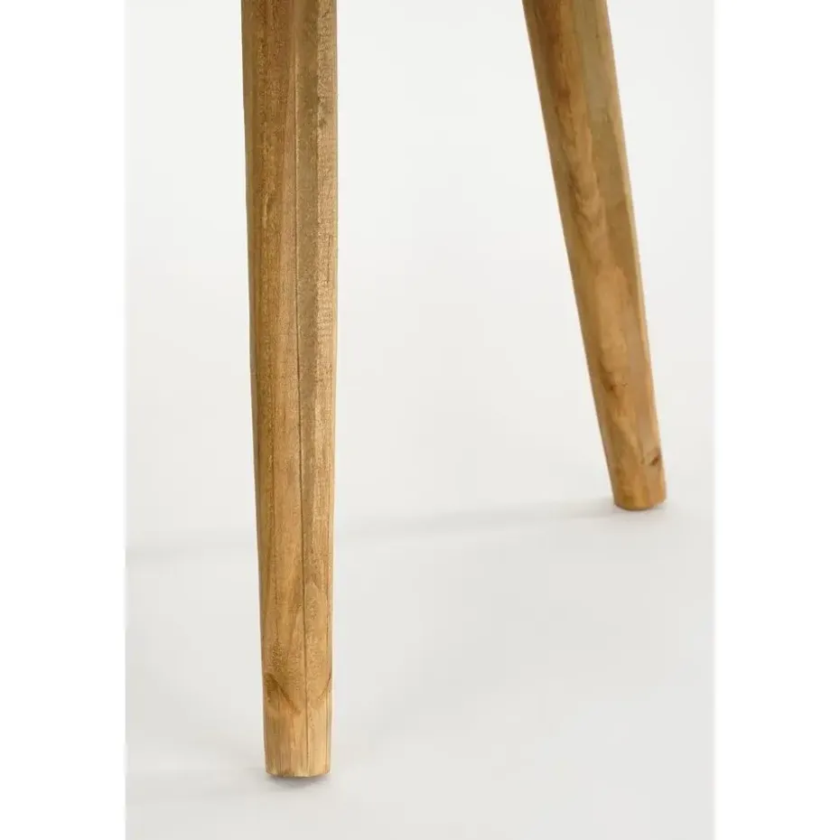 Mica Decorations Bold Bijzettafel - Ø40 cm - Gerecycled Hout - Bruin