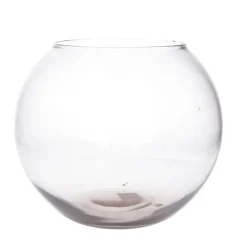 Mica Decorations Bolvaas - kom - transparant - glas - 23 x 30 cm