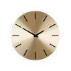 Mica Decorations Brixen Wandklok - Ø35,5 cm - Goud