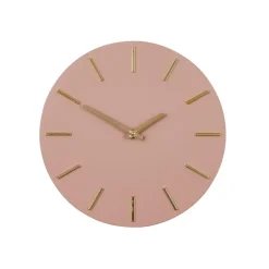 Mica Decorations Brixen Wandklok - Ø35,5 cm - Bruin