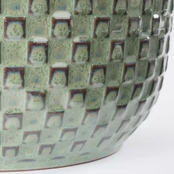 Mica Decorations Daan Bloempot - H20,5 x Ø21,5 cm - Groen