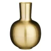 Mica Decorations Dara Vaas - H42 x Ø28 cm - Metaal - Goud