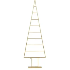 Mica Decorations Decoratie Kerstboom - L50 x B15 x H152 cm - Goud