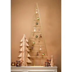 Mica Decorations Decoratie Kerstboom - L50 x B15 x H152 cm - Goud