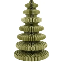 Mica Decorations Decoratie Kerstboom - H212 x Ø148 cm - Papier - Groen