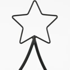 Mica Decorations Decoratie Kerstboom - L50 x B15 x H105 cm - IJzer - Zwart