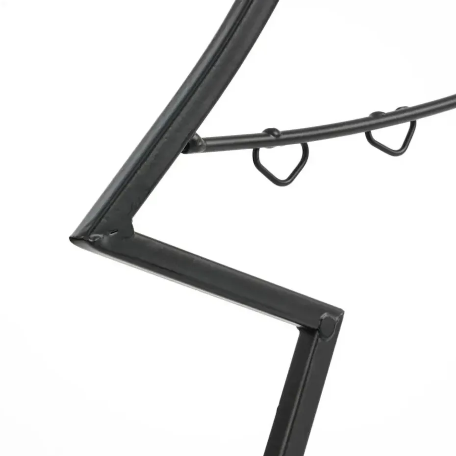 Mica Decorations Decoratie Kerstboom - L50 x B15 x H105 cm - IJzer - Zwart