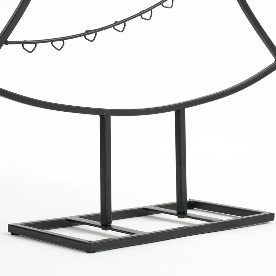 Mica Decorations Decoratie Kerstboom - L50 x B15 x H105 cm - IJzer - Zwart