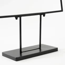 Mica Decorations Decoratie Kerstboom - L34 x B12 x H90 cm - IJzer - Zwart