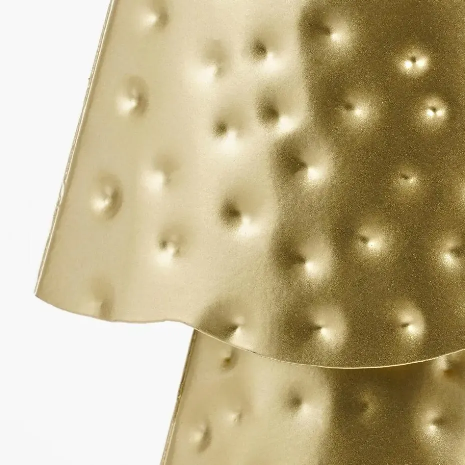 Mica Decorations Decoratie Kerstboom - L18 x B9 x H91 cm - IJzer - Goud