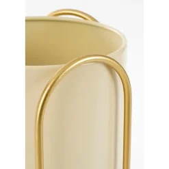 Mica Decorations Donau Bloempot op Standaard - Set van 2 - Metaal