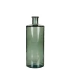 Mica Decorations Guan Glazen Fles - H40 x Ø15 cm - Groen