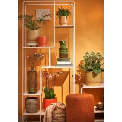 Mica Decorations Guan Glazen Fles - H40 x Ø15 cm - Groen