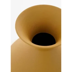 Mica Decorations Gyge Vaas - L30 x B24 x H37 cm - Metaal - Geel