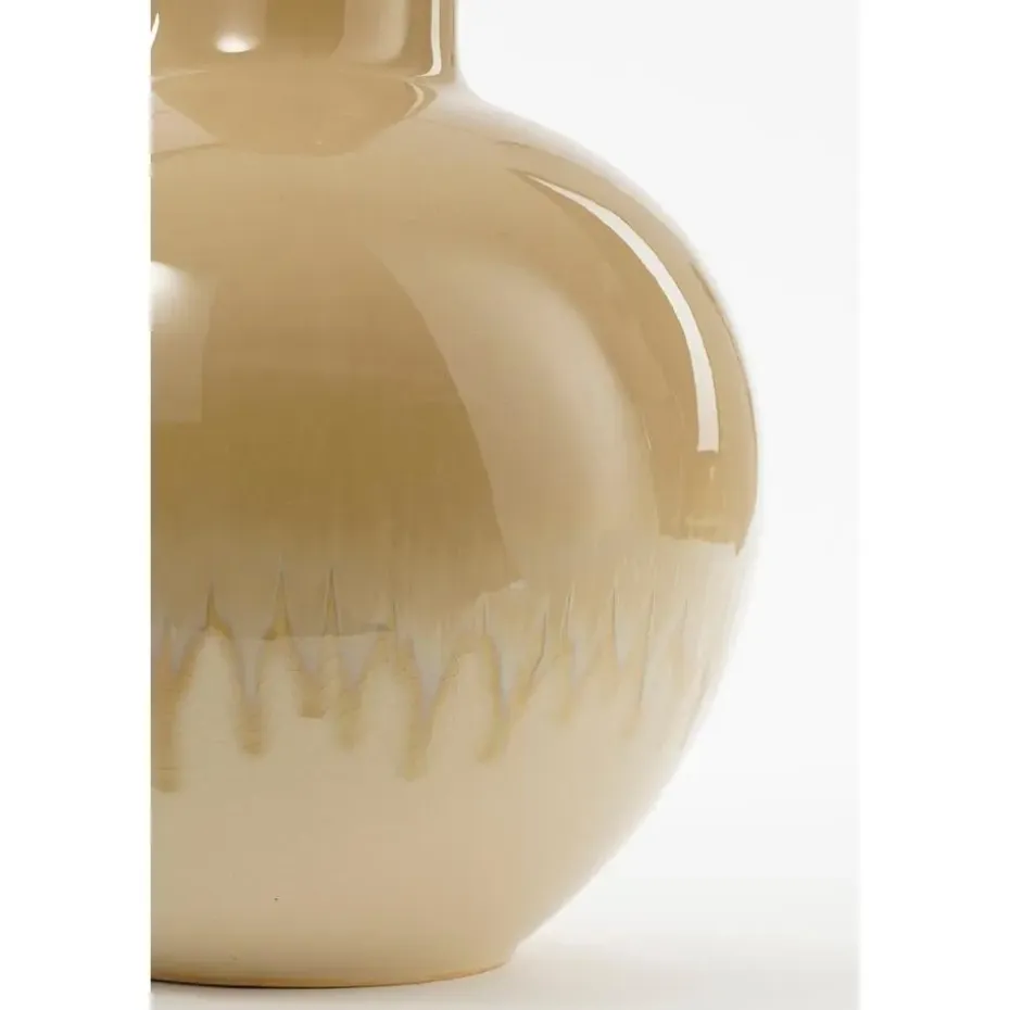 Mica Decorations Holm Vaas - H42 x Ø27,5 cm - Keramiek - Crème
