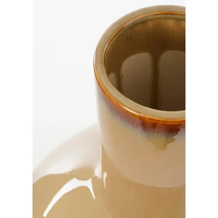 Mica Decorations Holm Vaas - H42 x Ø27,5 cm - Keramiek - Crème