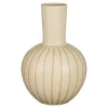 Mica Decorations Holm Vaas - H42 x Ø27,5 cm - Keramiek - Crème