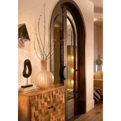 Mica Decorations Holm Vaas - H42 x Ø27,5 cm - Keramiek - Crème