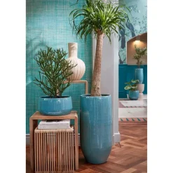 Mica Decorations Holm Vaas - H42 x Ø27,5 cm - Keramiek - Crème