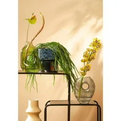 Mica Decorations Jay Vaas - L18,5 x B10,5 x H25 cm - Glas - Lichtgroen