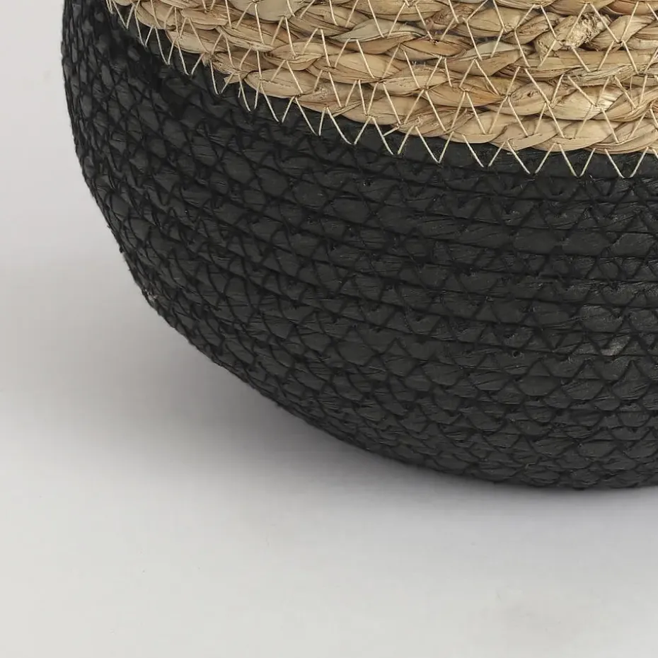 Mica Decorations Jorck Mand voor Planten - Set van 3 - Zwart