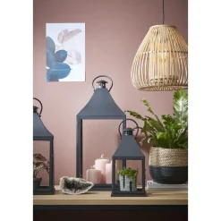 Mica Decorations Jorck Mand voor Planten - Set van 3 - Zwart