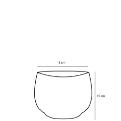 Mica Decorations Jorck Mand voor Planten - Set van 3 - Zwart