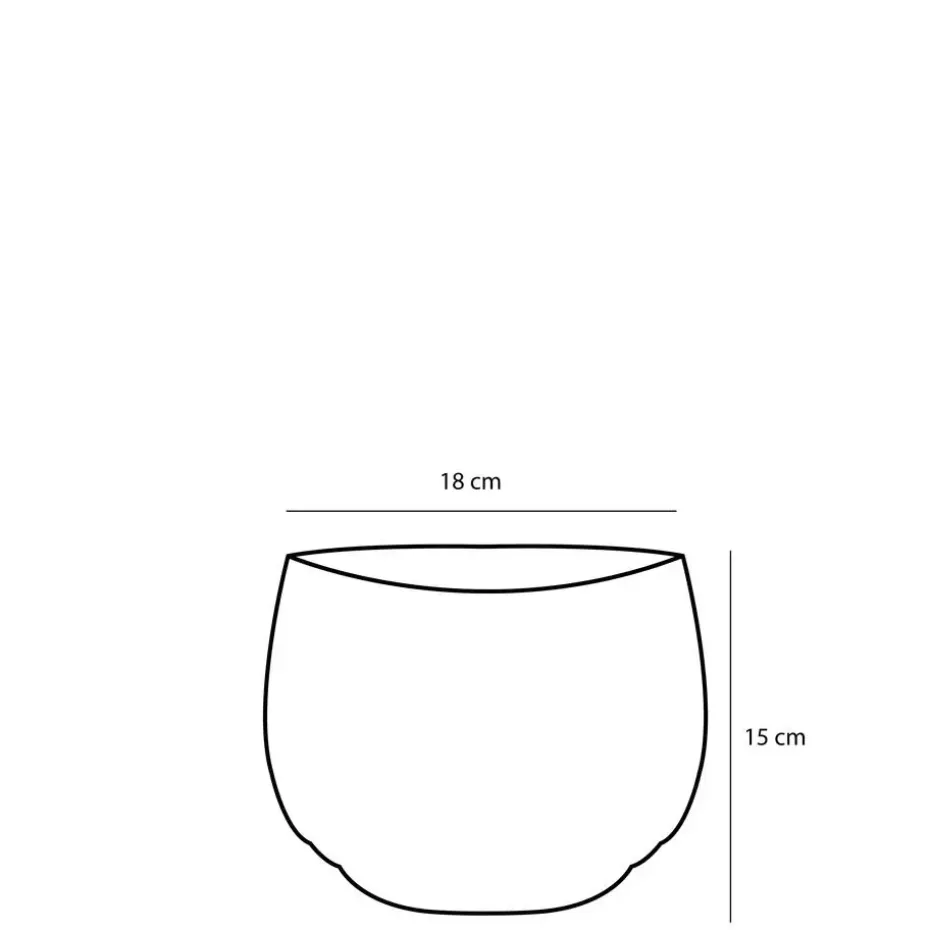 Mica Decorations Jorck Mand voor Planten - Set van 3 - Zwart