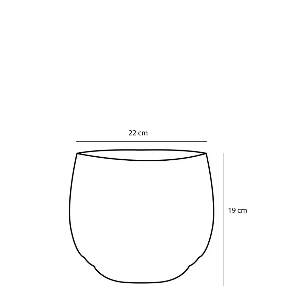 Mica Decorations Jorck Mand voor Planten - Set van 3 - Zwart