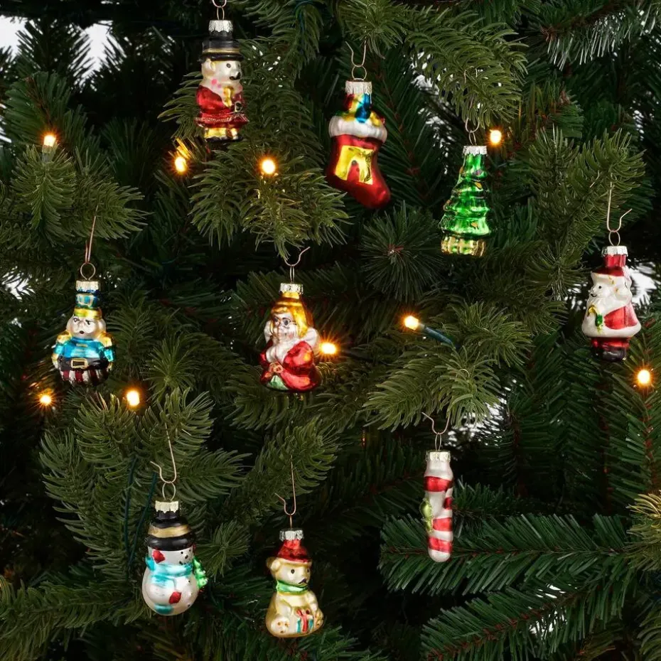 Mica Decorations Kerst Ornamenten - Set 20 stuks - Glas - Groen
